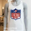 Benito Bowl Nfl Shield Puerto Rico Flag Football Graphic Sports Shirt White T Shirt 2