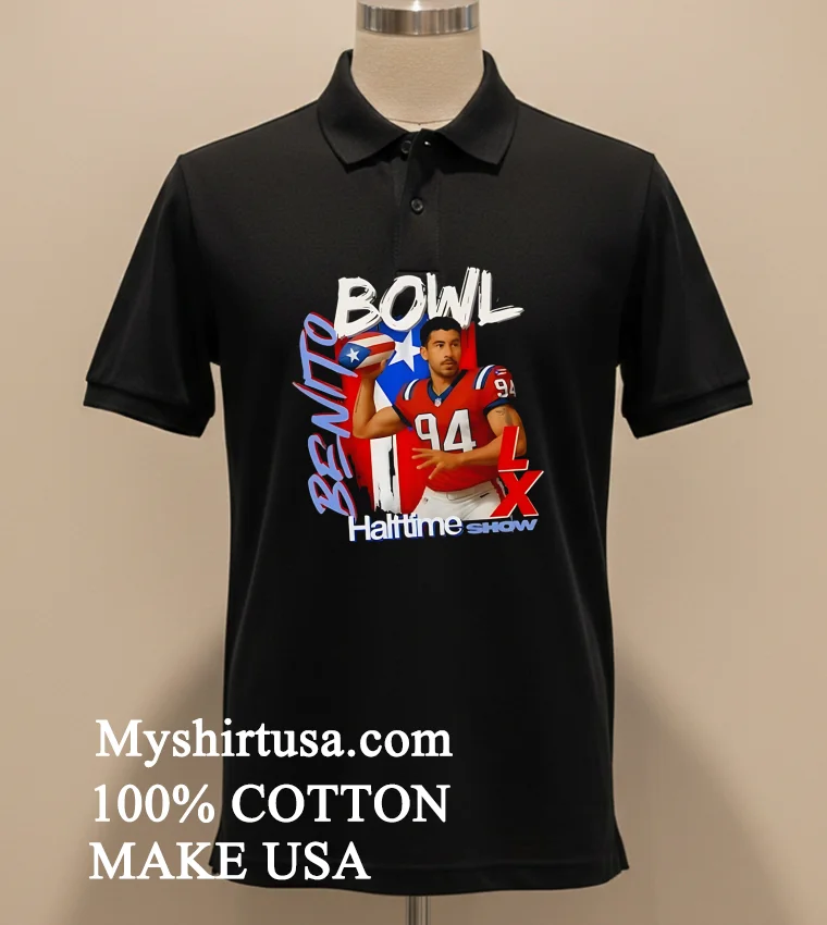 Benito Bowl Puerto Rico Football Fan Shirt Balck Shirt
