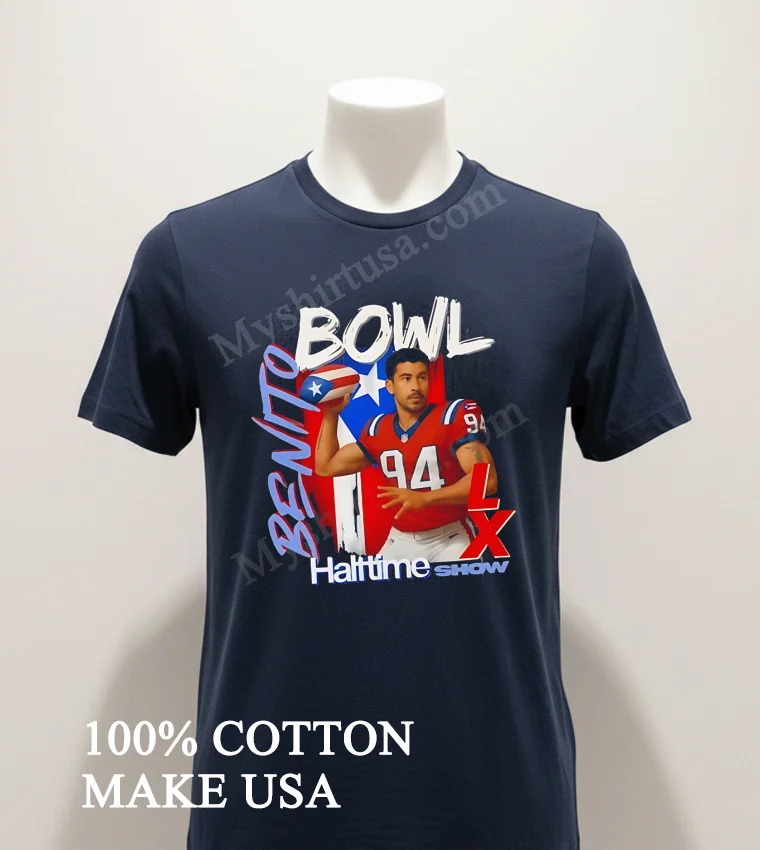 Benito Bowl Puerto Rico Football Fan Shirt Navy Shirt