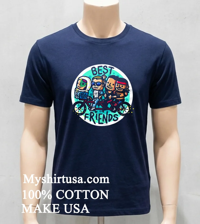 Best Friends All Elite Wrestling Cartoon new t-shirt - navy-shirt Best Friends All Elite Wrestling Cartoon Shirt Navy Shirt