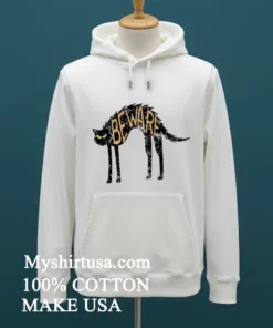 Beware Black Cat Halloween T Shirts