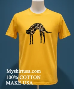 Beware Black Cat Halloween T Shirts