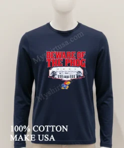 Beware Of The Phog Kansas Jayhawks Basketball Allen Fieldhouse funny america t-shirts
