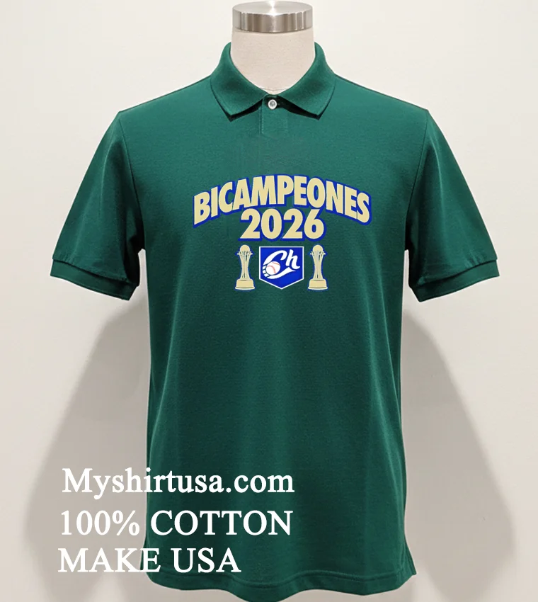 Bicampeones 2026 Shirt Green Shirt