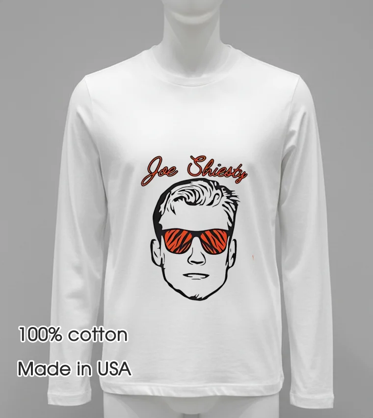 Big Head Joe Burrow Cincinnati Bengals Shirt - white-t-shirt Big Head Joe Burrow Cincinnati Bengals Shirt White T Shirt