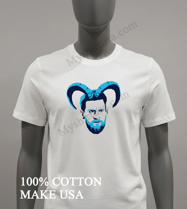 Big Head Lionel Messi Goat Shirt White T Shirt 2