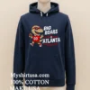 Big Roars In Atlanta Falcons Dinosaur Cartoon Funny Shirt Navy Shirt 1