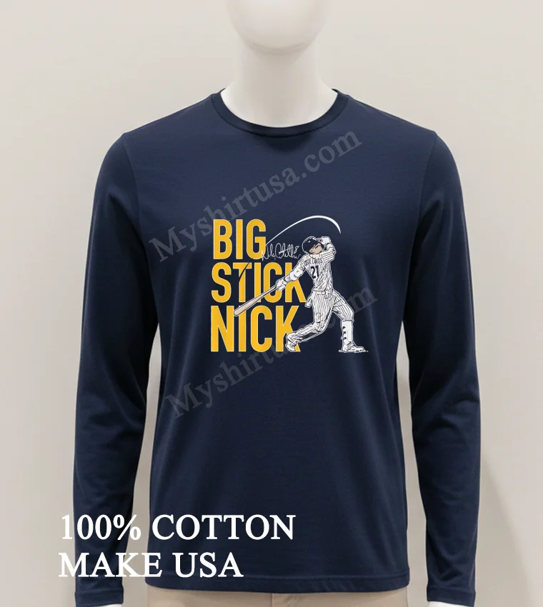Big Stick Nick Castellanos Baseball Player Home Run Swing Shirt Hoodie Shirt 1