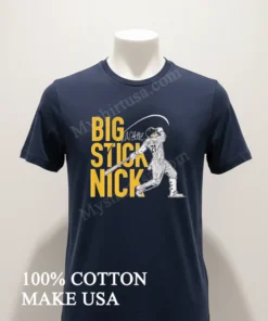 Big Stick Nick Castellanos Baseball Player Home Run Swing funny america t-shirts
