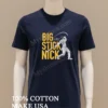 Big Stick Nick Castellanos Baseball Player Home Run Swing Shirt Navy Shirt