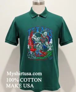 Big Texan Football Skeleton Graphic Shirt