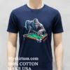 Bigfoot Sasquatch Billiards Pool Player Shirt Navy Shirt