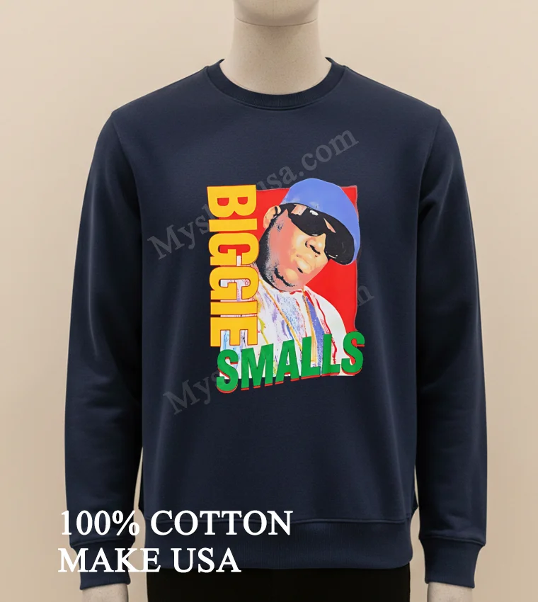 Biggie Smalls Notorious Big Portrait Hip Hop Legend Shirt Long Sleve Shirt