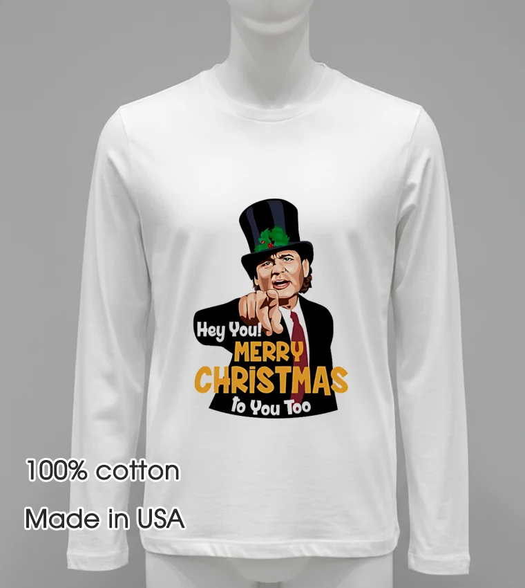 Bill Hey You Merry Christmas To You Too Shirt White T Shirt