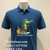 Bitcoin Is Freedom Crocodile Cartoon Shirt Navy Shirt 1