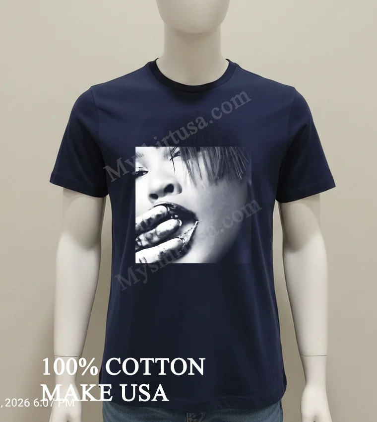 Black And White Close Up Woman Face Messy funny america t-shirts - navy-shirt Black And White Close Up Woman Face Messy Shirt Navy Shirt 1