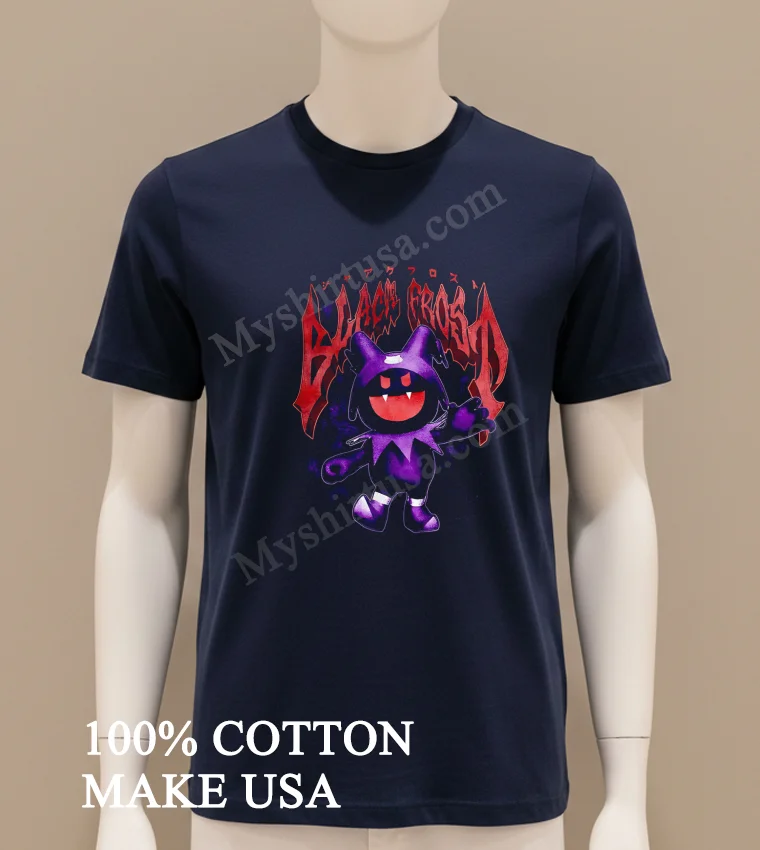 Black Frost Jack Frost Evil Variant Shin Megami Tensei Shirt Navy Shirt