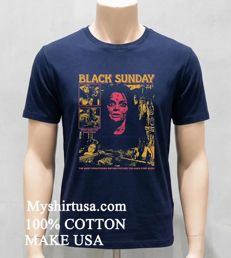 Black Sunday Directed By Mario Bava Shirt - navy-shirt Black Sunday Directed By Mario Bava Shirt Navy Shirt