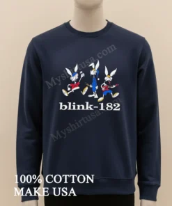 Blink 182 Bunny Rabbit Band Members Cartoon Punk Rock funny america t-shirts