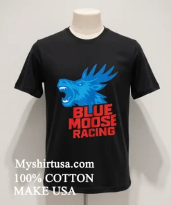 Blue Moose Racing Mascot Shirt