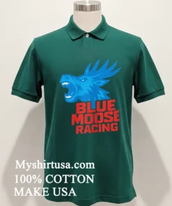 Blue Moose Racing Mascot Shirt