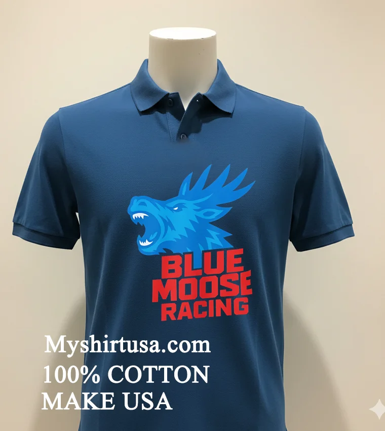 Blue Moose Racing Mascot Shirt - navy-shirt Blue Moose Racing Mascot Shirt Navy Shirt 1