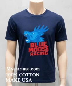 Blue Moose Racing Mascot Shirt