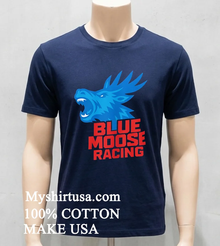 Blue Moose Racing Mascot Shirt - navy-shirt Blue Moose Racing Mascot Shirt Navy Shirt
