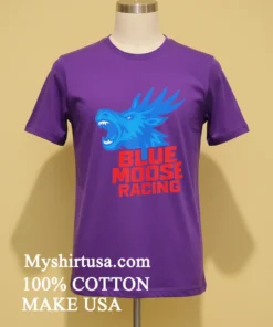 Blue Moose Racing Mascot Shirt