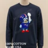 Bluey Cartoon Character Wearing Patriots Helmet Holding Super Bowl Trophy Shirt Long Sleve Shirt
