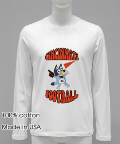 Bluey Cincinnati Bengals Football Shirt
