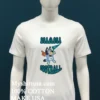 Bluey Miami Dolphins Football Shirt White T Shirt 4