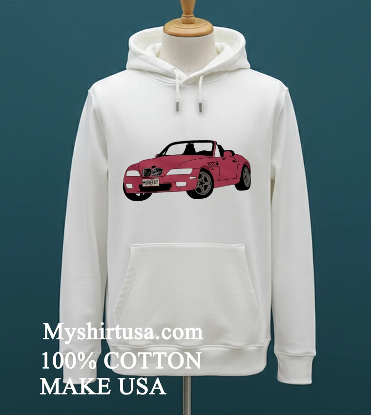 Bmw Z3 Roadster Pink Shirt - white-t-shirt Bmw Z3 Roadster Pink Shirt White T Shirt