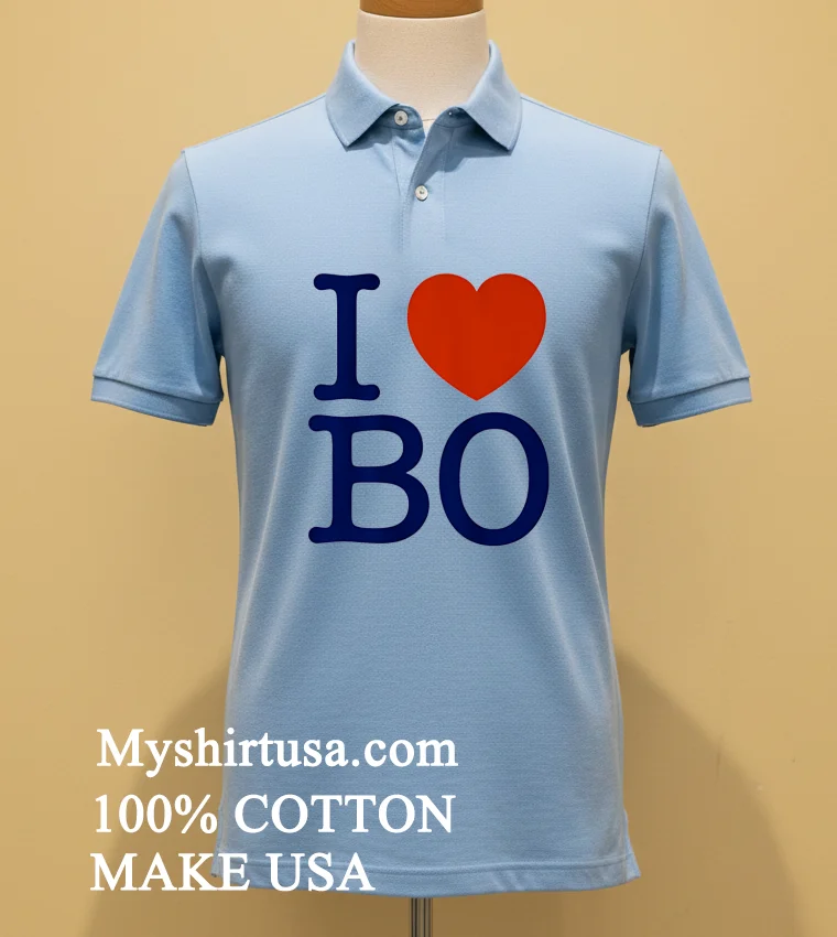 Bo Bichette I Heart Bo Shirt - blue-shirt Bo Bichette I Heart Bo Shirt Blue Shirt