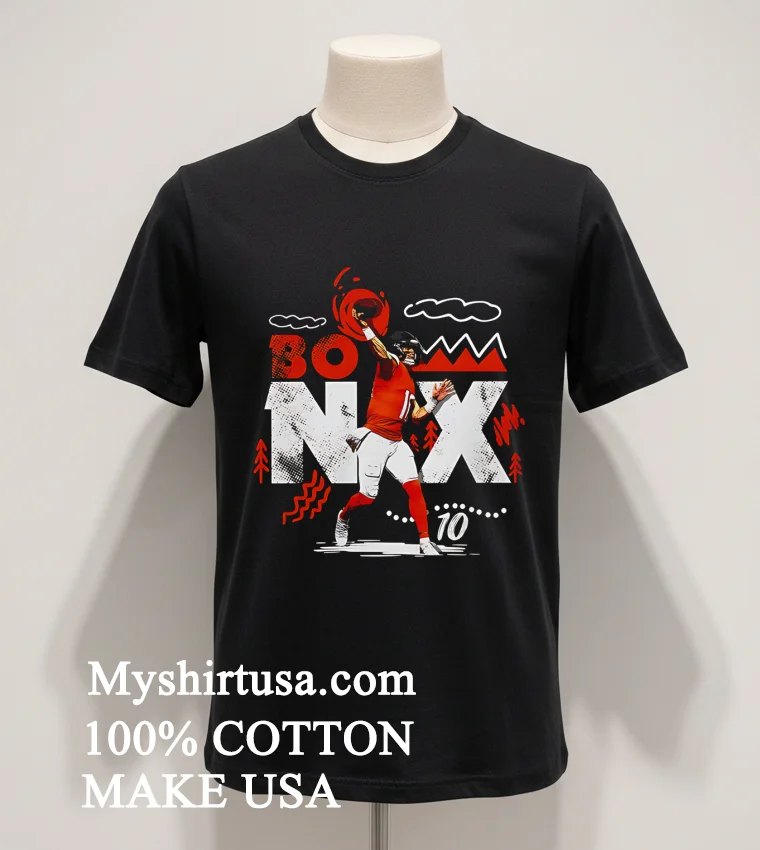 Bo Nix Denver Player Name Shirt Balck Shirt 1