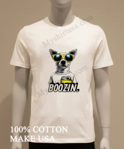 Boozin Chihuahua Dog funny america t-shirts