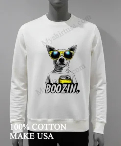 Boozin Chihuahua Dog funny america t-shirts