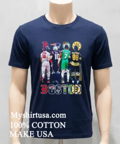 Boston Celtics Brown Bruins Pastrnak Patriots Maye Red Sox Duran 2025 Shirt