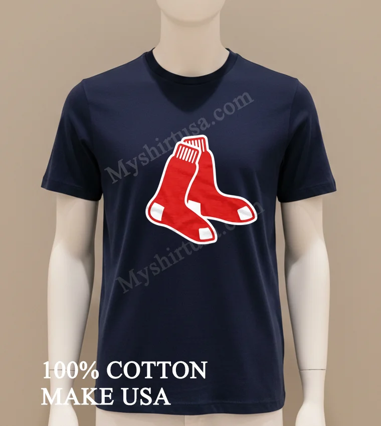 Boston Red Sox Baseball Team Logo Shirt Navy Shirt