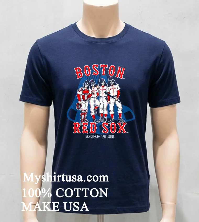 Boston Red Sox X Dressed To Kill Shirt Navy Shirt