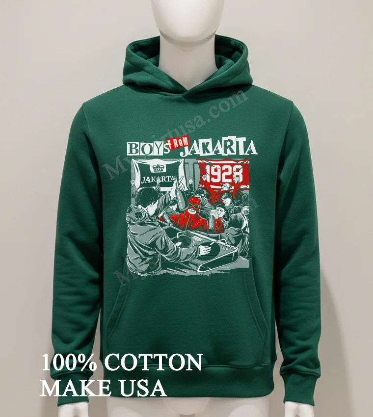 Boys From Jakarta 1928 Persija Football Ultras Culture Graphic Shirt Hoodie Shirt 1