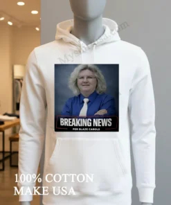 Breaking News Per Blaze Carols Man Wearing Glasses funny america t-shirts