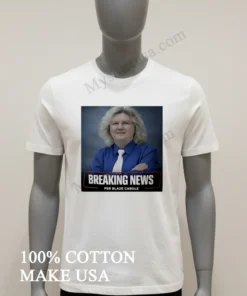 Breaking News Per Blaze Carols Man Wearing Glasses funny america t-shirts