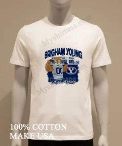 Brigham Young University Cougars Cosmo Mascot Lavell Edwards Stadium funny america t-shirts