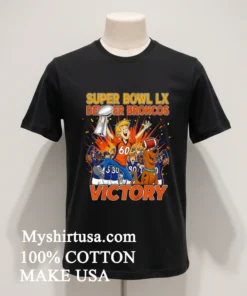 Broncos Super Bowl Lx Victory X Scooby Doo And Shaggy Shirt