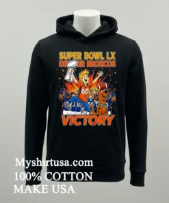 Broncos Super Bowl Lx Victory X Scooby Doo And Shaggy Shirt