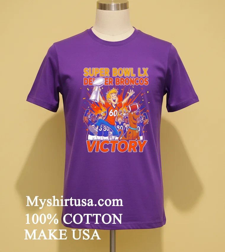 Broncos Super Bowl Lx Victory X Scooby Doo And Shaggy Shirt - purple-shirt Broncos Super Bowl Lx Victory X Scooby Doo And Shaggy Shirt Purple Shirt