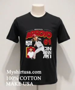 Bronson Arroyo Cincinnati Comic 61 new t-shirt