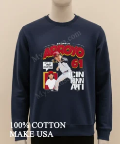 Bronson Arroyo Cincinnati Comic 61 new t-shirt