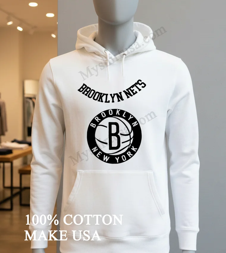 Brooklyn Nets Logo Arc Shirt Hoodie Shirt